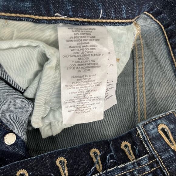 Current/Elliott Ultra High Waist Button Fly Belloc Jean Shorts 27 EUC - Picture 8 of 11